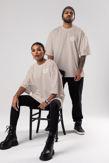 "Made In Between Gigs" Oversized Tee – Broke By Choice Series