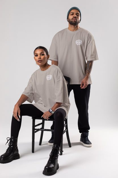 "Made In Between Gigs" Oversized Tee – Broke By Choice Series